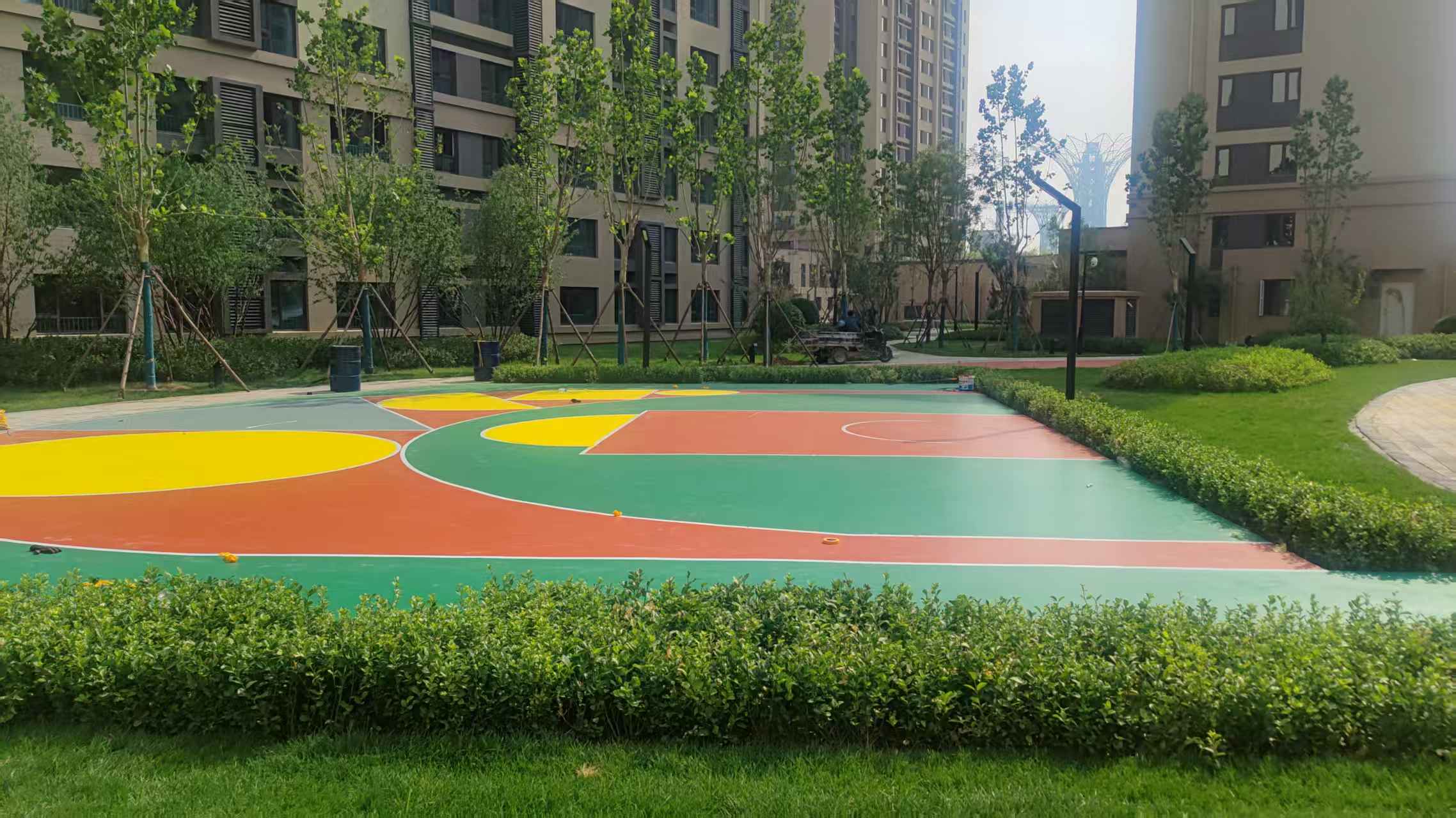 湘潭市复合型塑胶跑道塑胶地面 - 方案